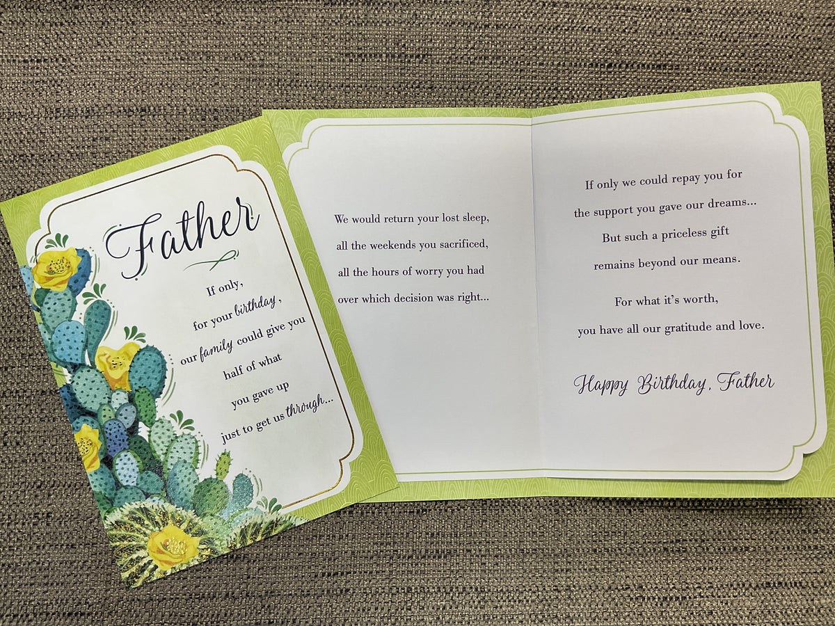 Father Birthday Card