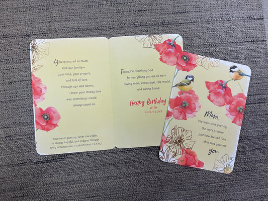Religious Mom Birthday Card