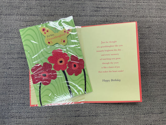 Granddaughter Birthday Card