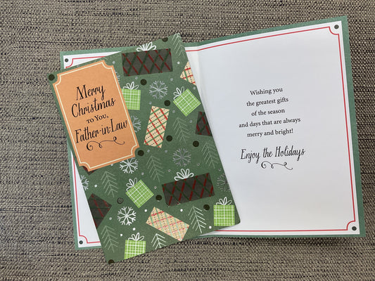 Father-in-Law Christmas Card