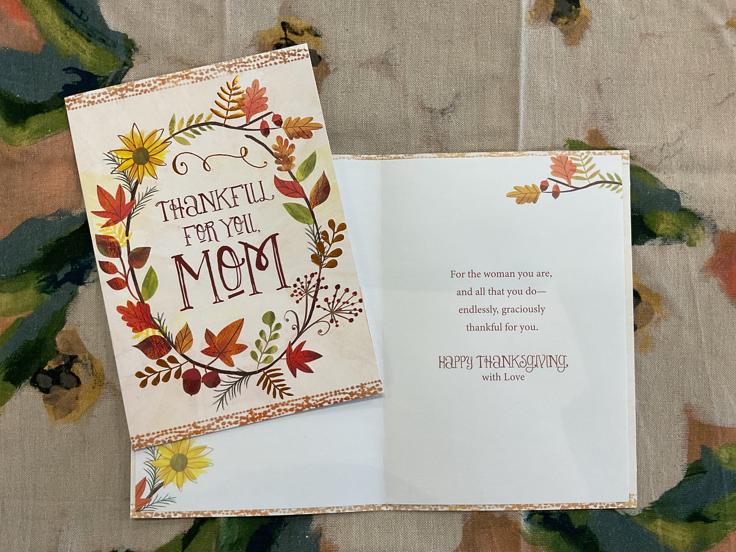 Thanksgiving - Mom