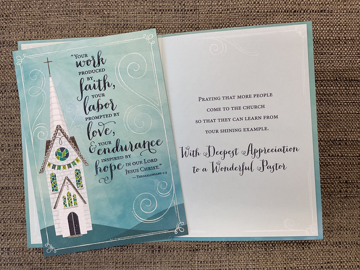 Pastor Clergy Appreciation Card