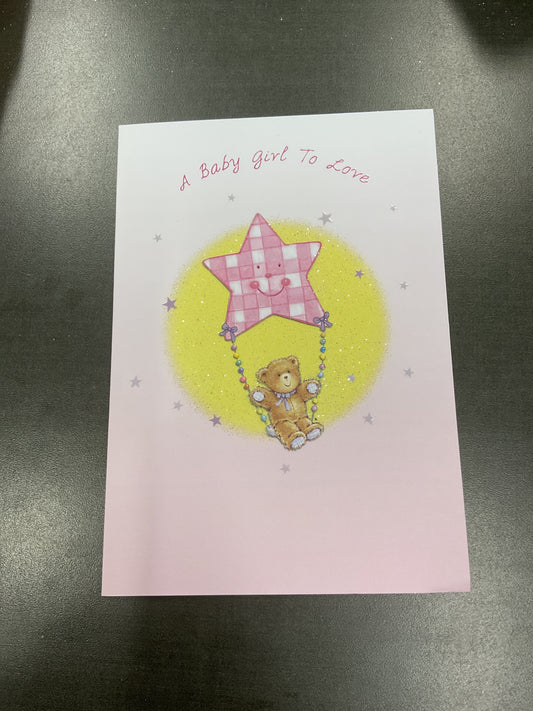 New Baby Girl Card