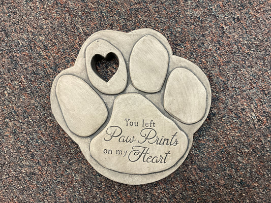 Cement Pet Memorial Stepping Stone