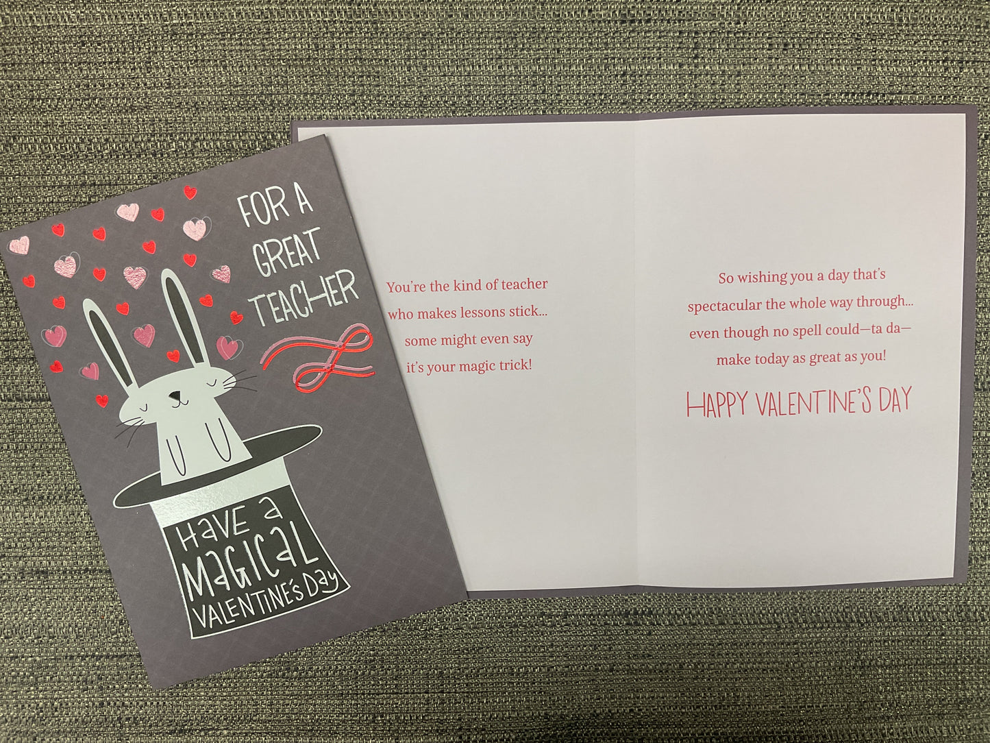 Teacher from Kid - Valentine’s Day Card