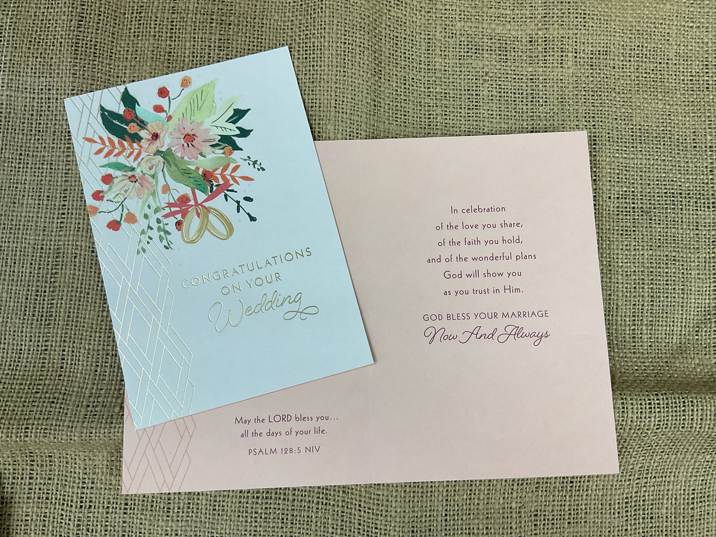 Religious Wedding Card