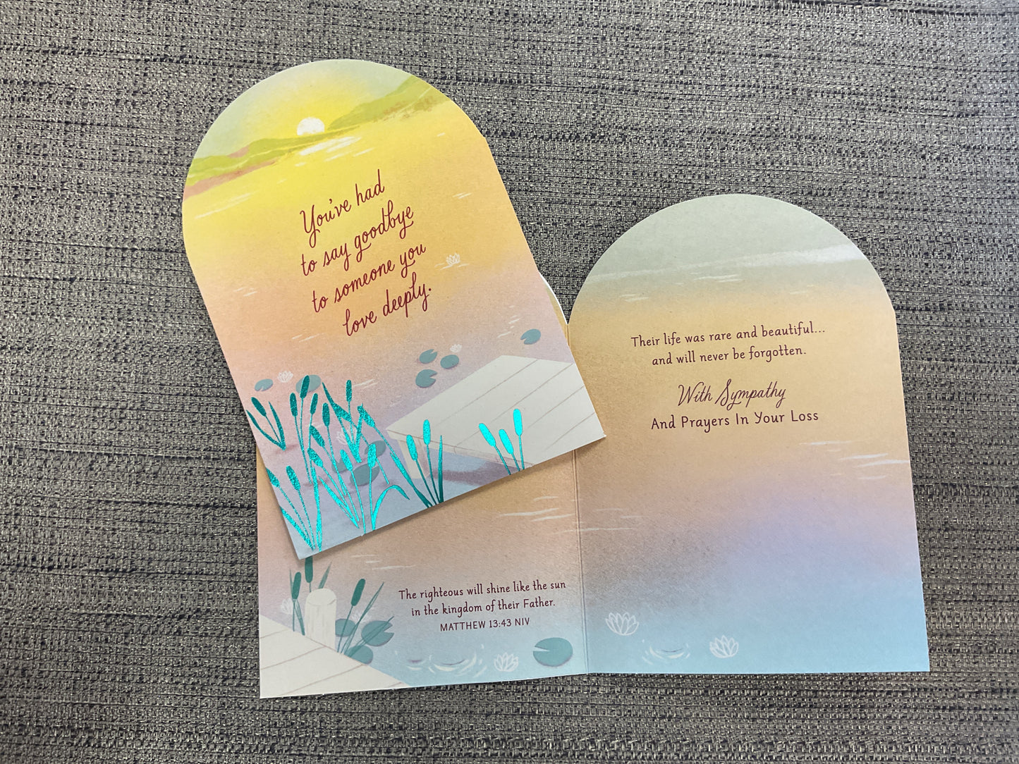 Religious Sympathy Card
