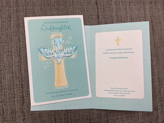 Goddaughter- Confirmation