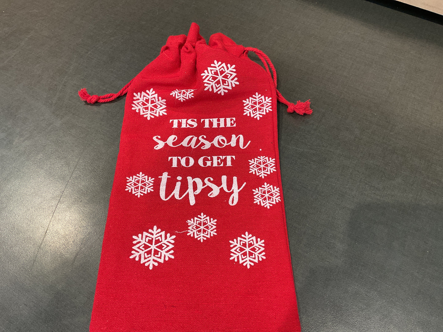 Christmas Sayings Wine Bottle Gift Bags