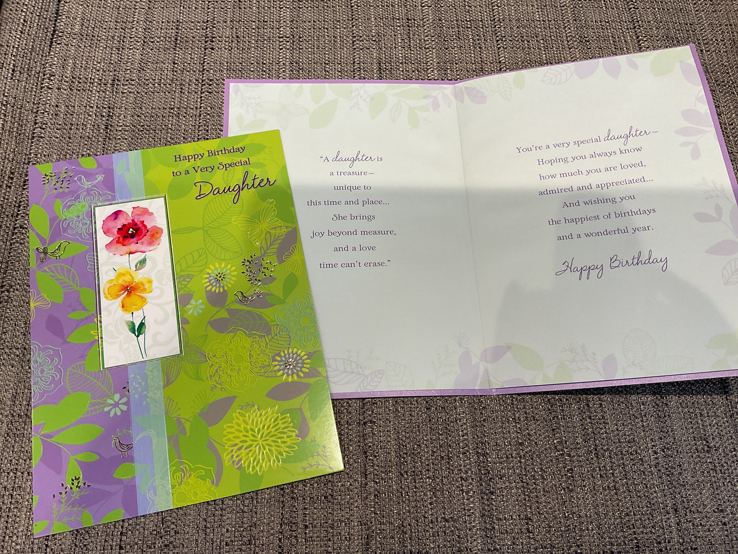 Daughter Birthday Card