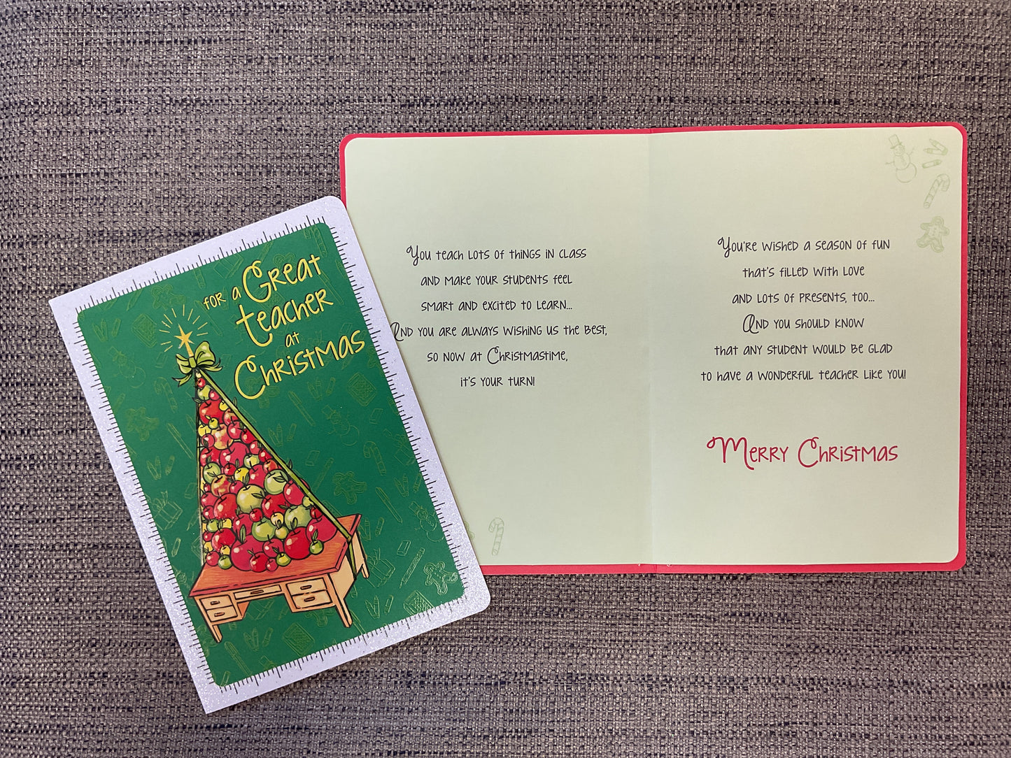 Teacher Christmas Card