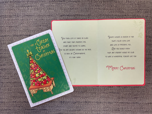 Teacher Christmas Card