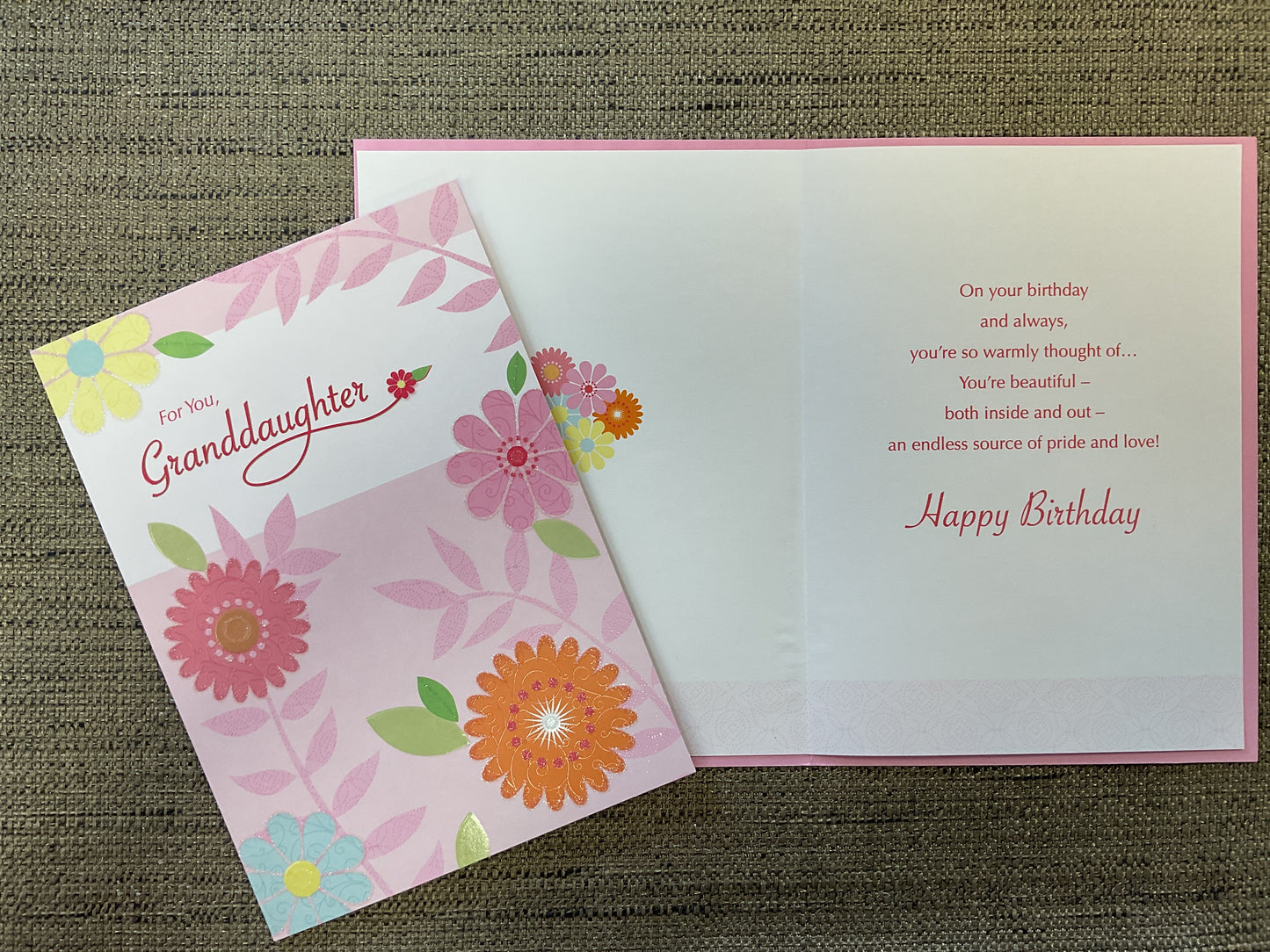 Granddaughter Birthday Card
