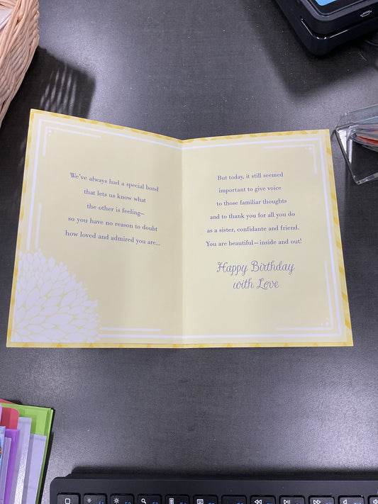 Sister Birthday Card