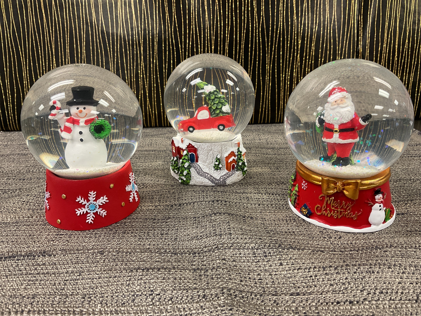 Resin Holiday Water Globe
