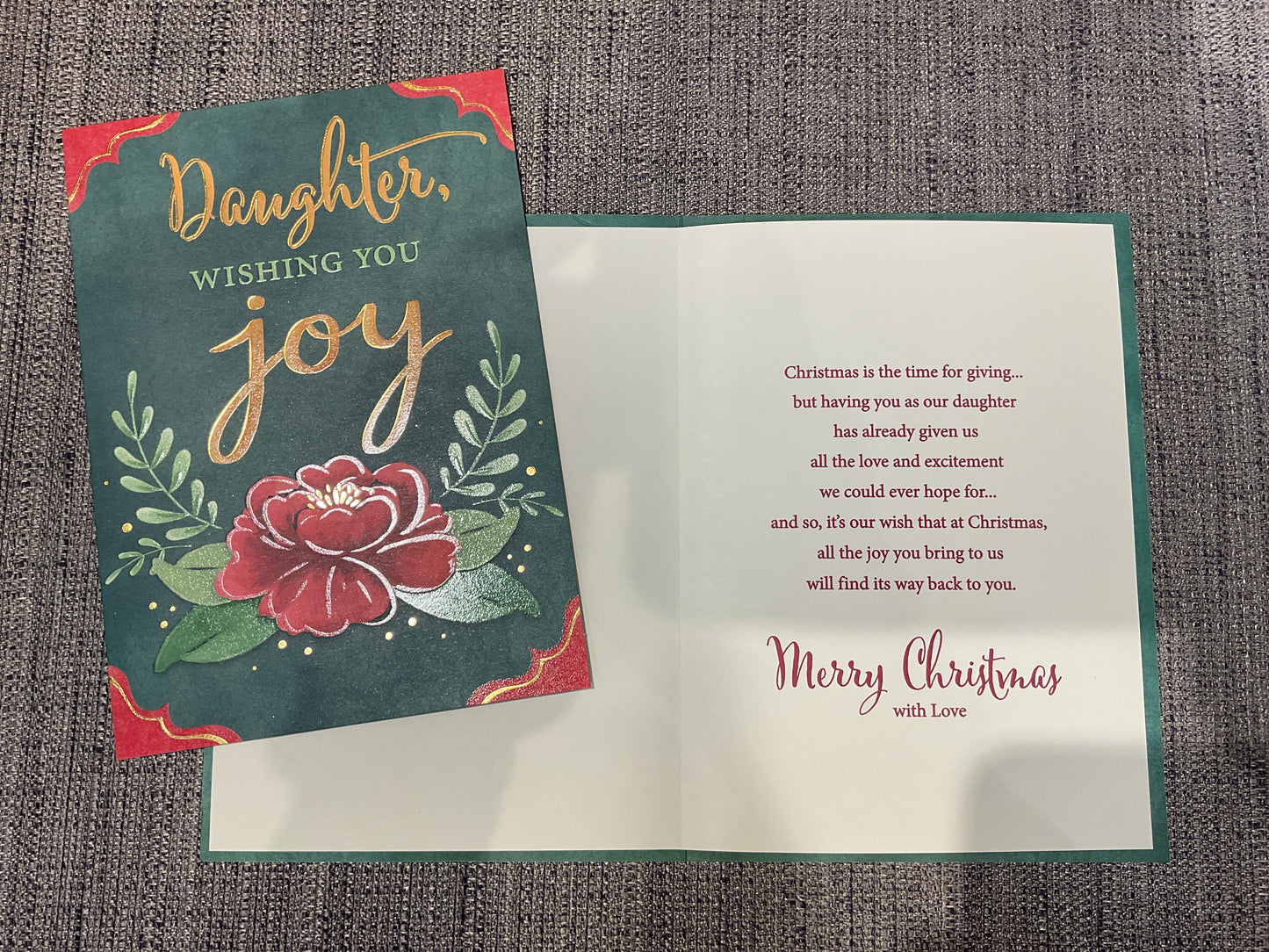 Our Daughter Christmas Card