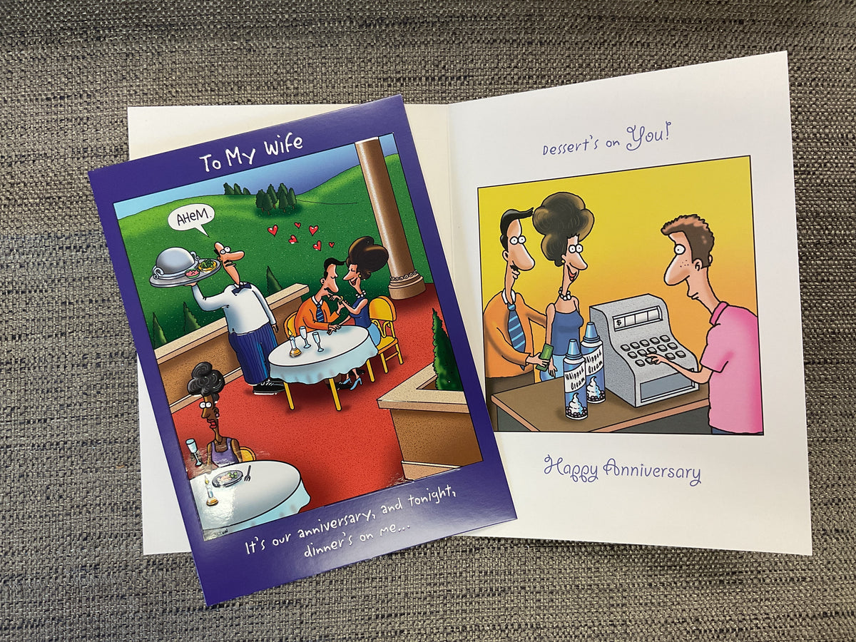 Humor Wife Anniversary Card