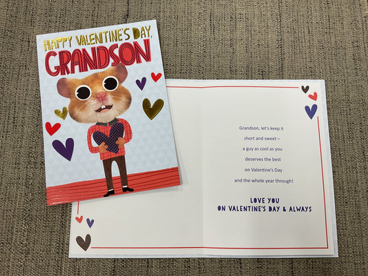 Grandson Valentine’s Day Card