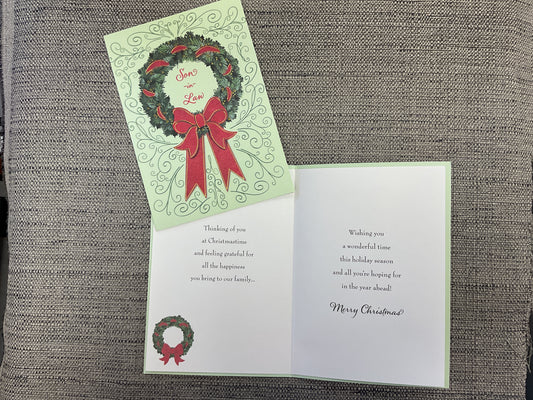 Son In Law Christmas Card