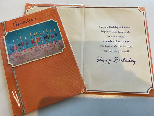 Grandson Birthday Card