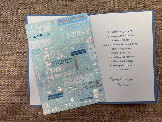 Nephew Christmas Card