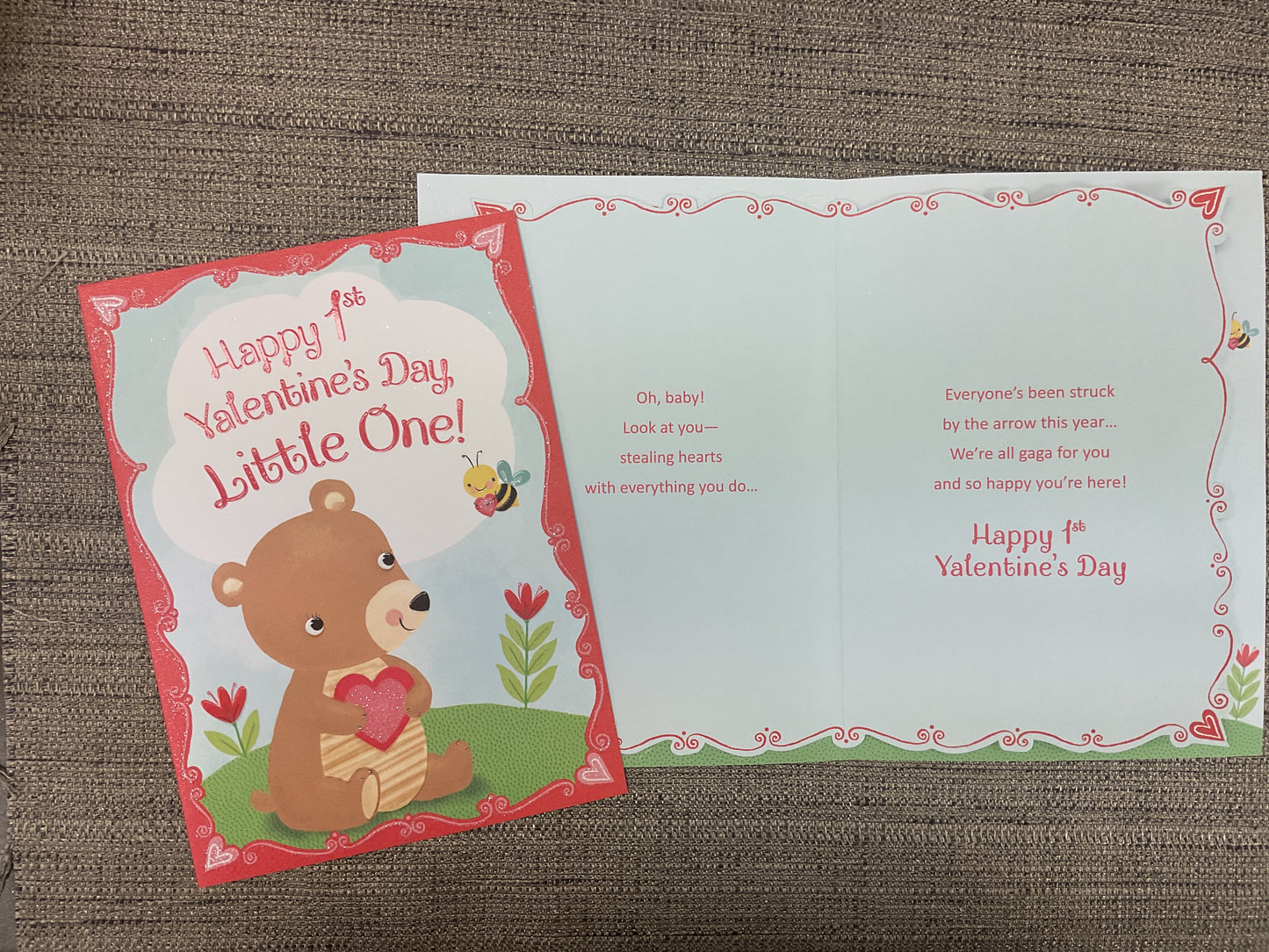 Baby’s 1st Valentine’s Day Card