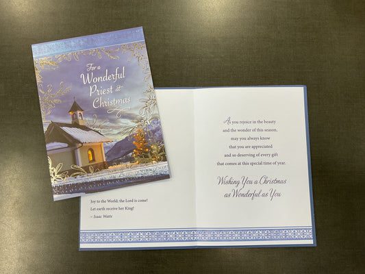 Christmas Card - Priest