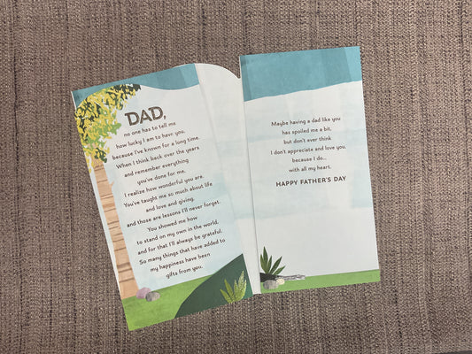 Dad from Daughter - Father’s Day Card