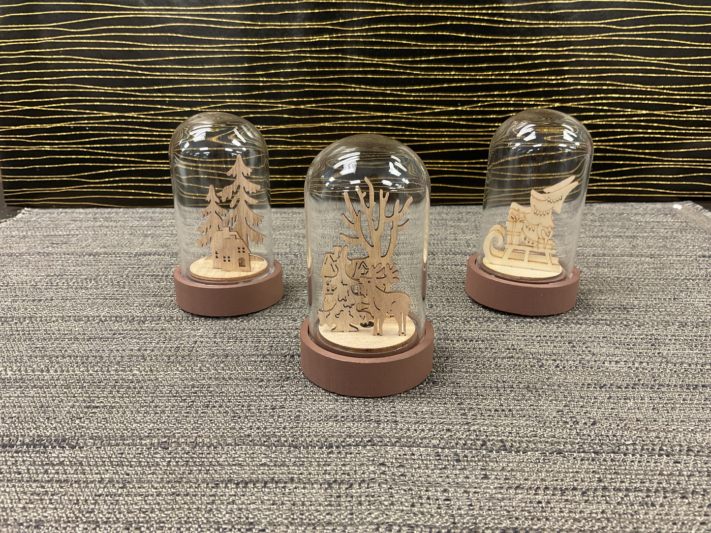 Lighted Glass Holiday Decor