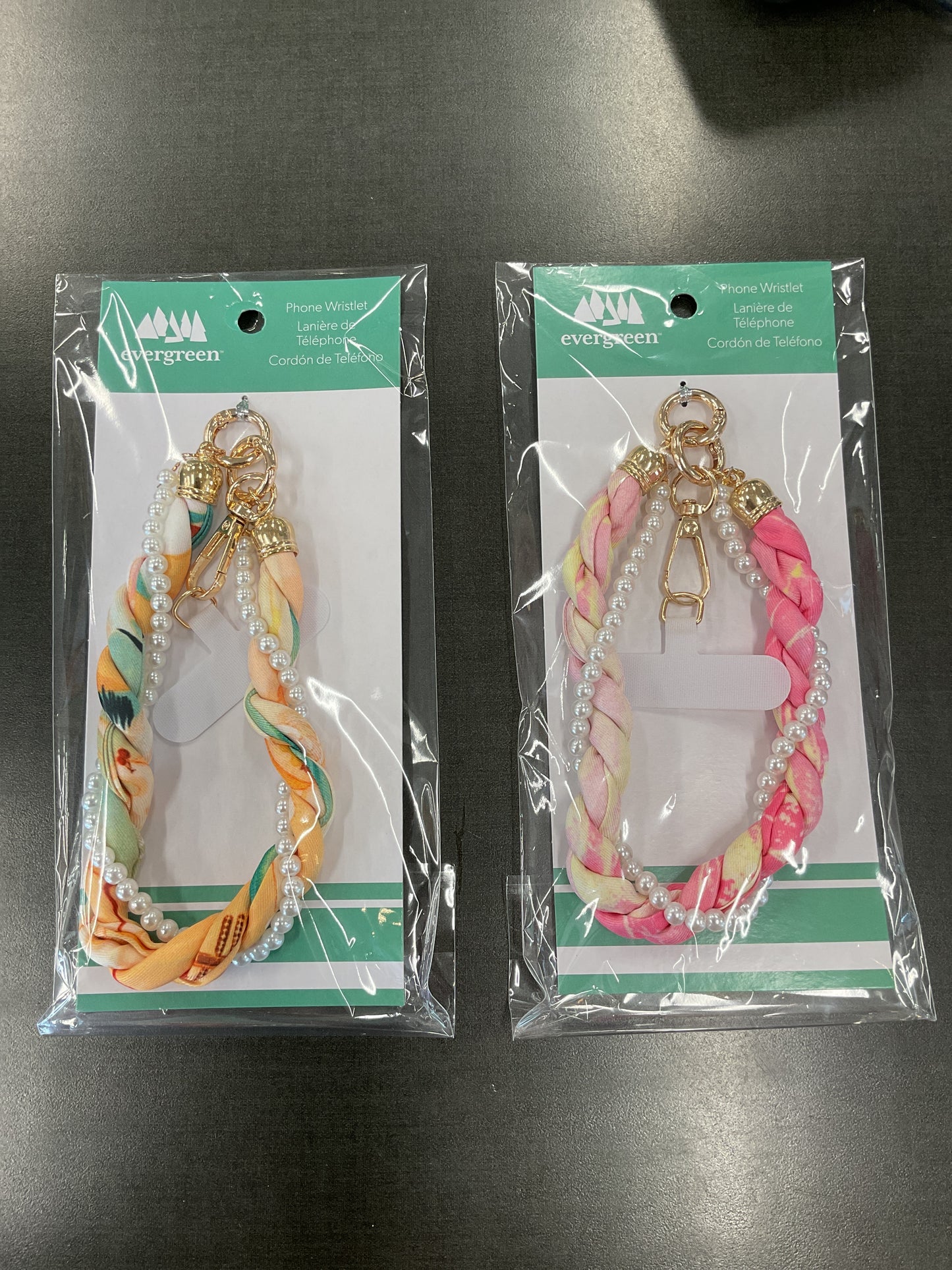 Boots and Bows Phone Wristelet with Braided Pearls