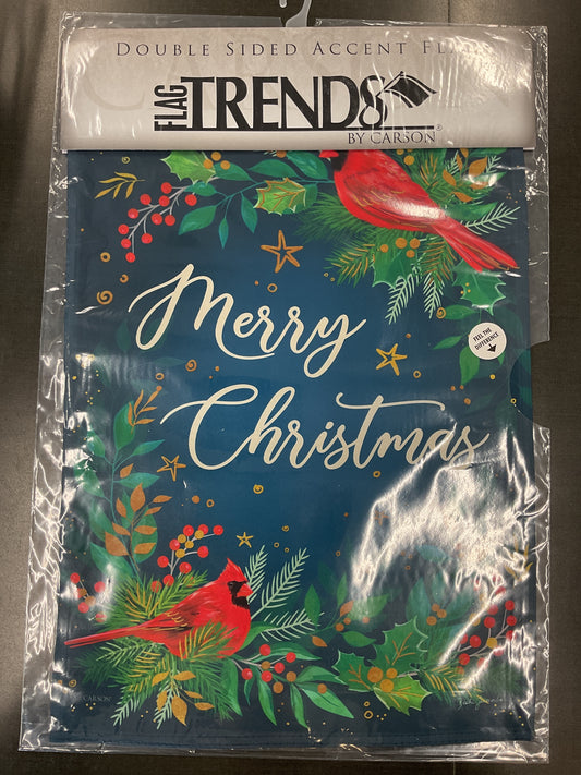Cardinal Christmas Garden Flag