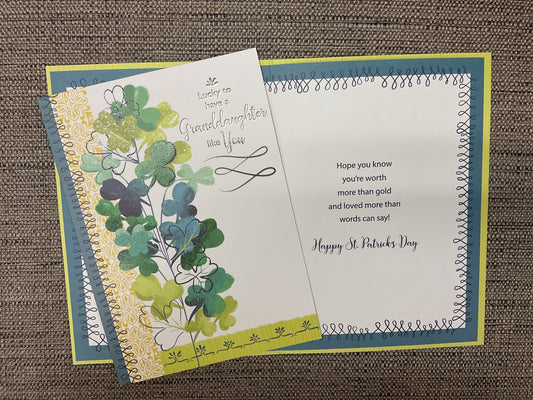 Granddaughter - St. Patrick’s Day Card