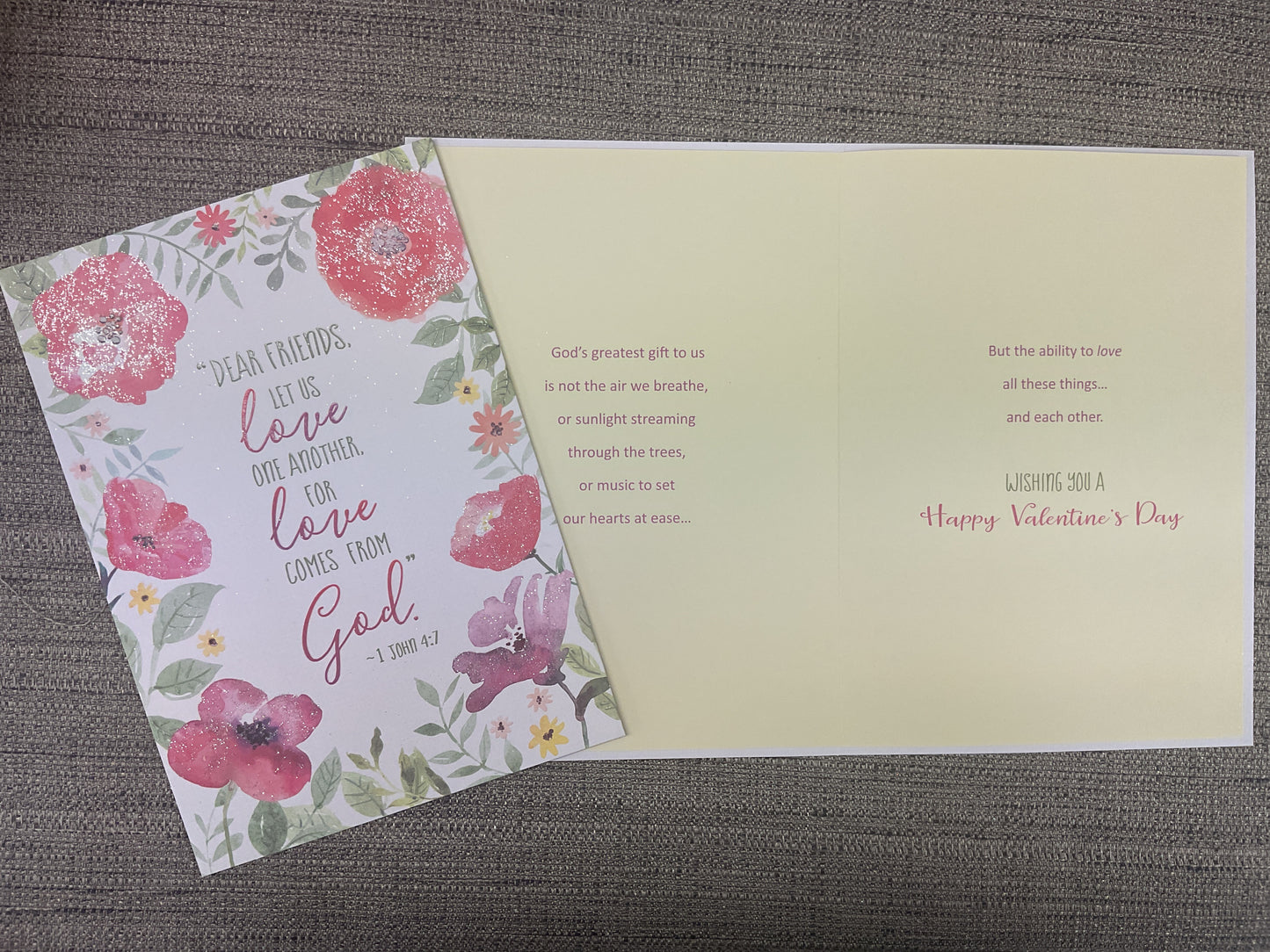 Religious Valentine’s Day Card