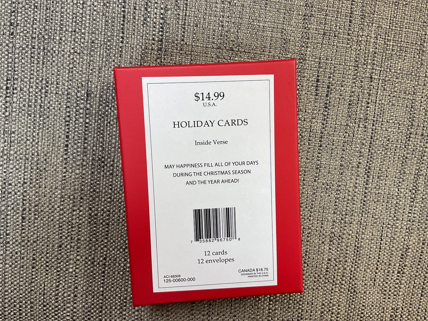 Merry Christmas Boxed Christmas Cards