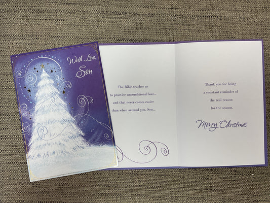 Son Religious Christmas Card