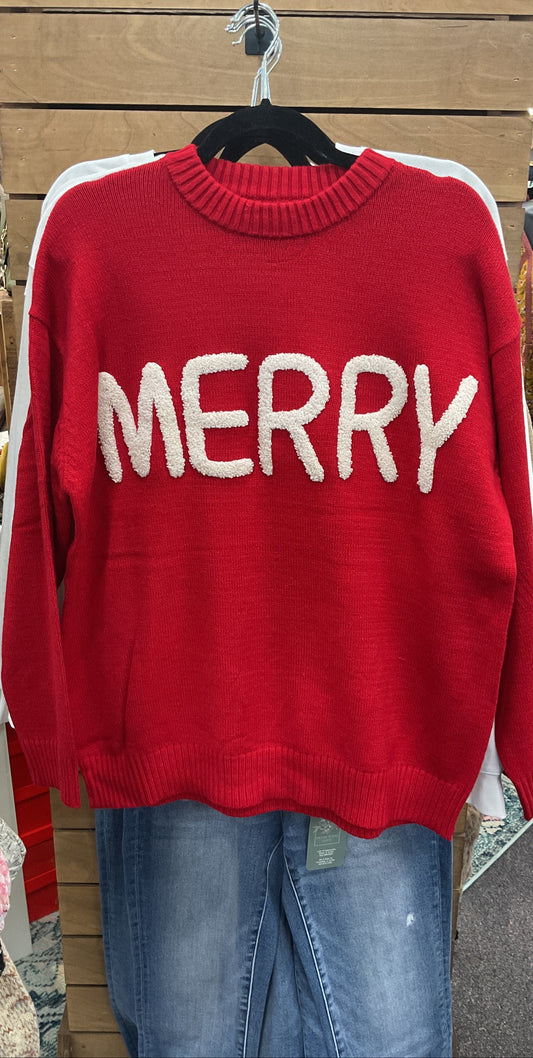 Merry Chenille Sweater