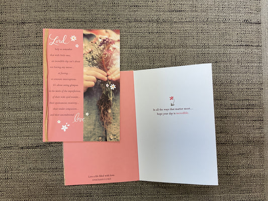 Mom to Mom Religious Encouragement Card