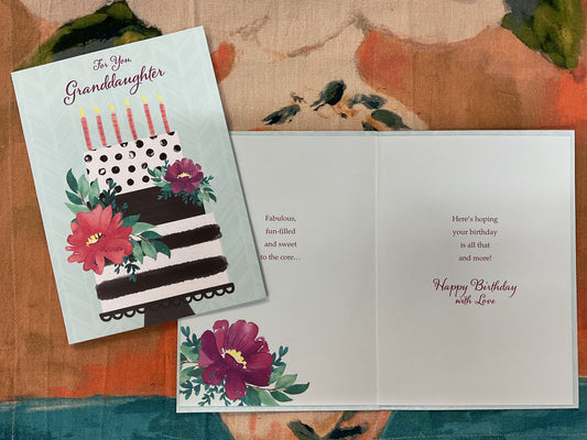 Granddaughter Birthday