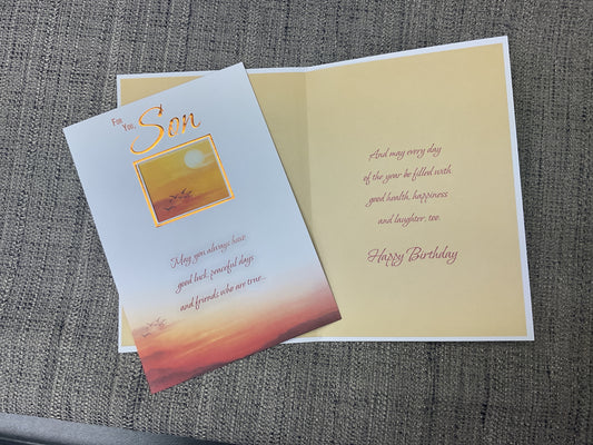 Son - Birthday Card