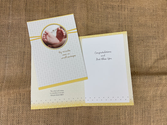 Faith Baby Card