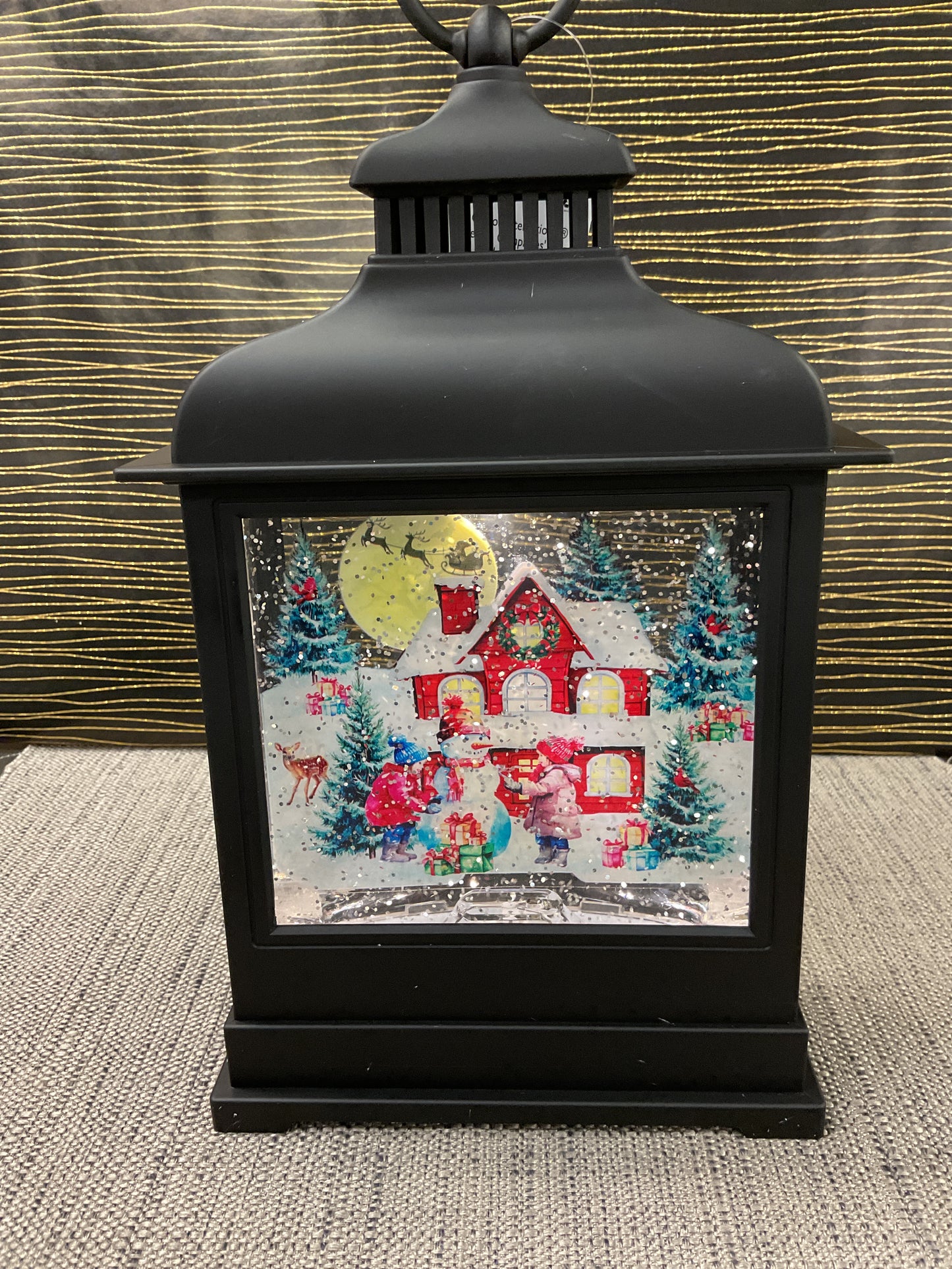 Lighted Holiday and Halloween Double Sided Spinning Globe