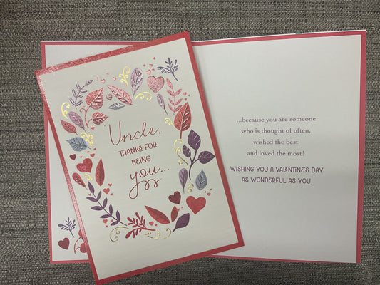 Uncle - Valentine’s Day Card