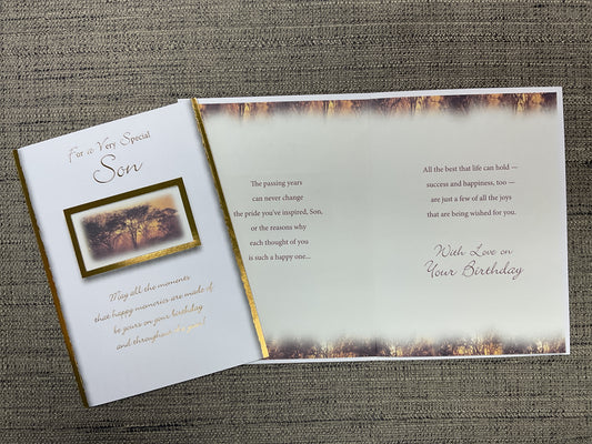 Son Birthday Card