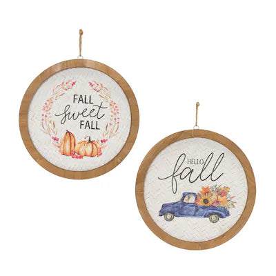 Fall Plaque