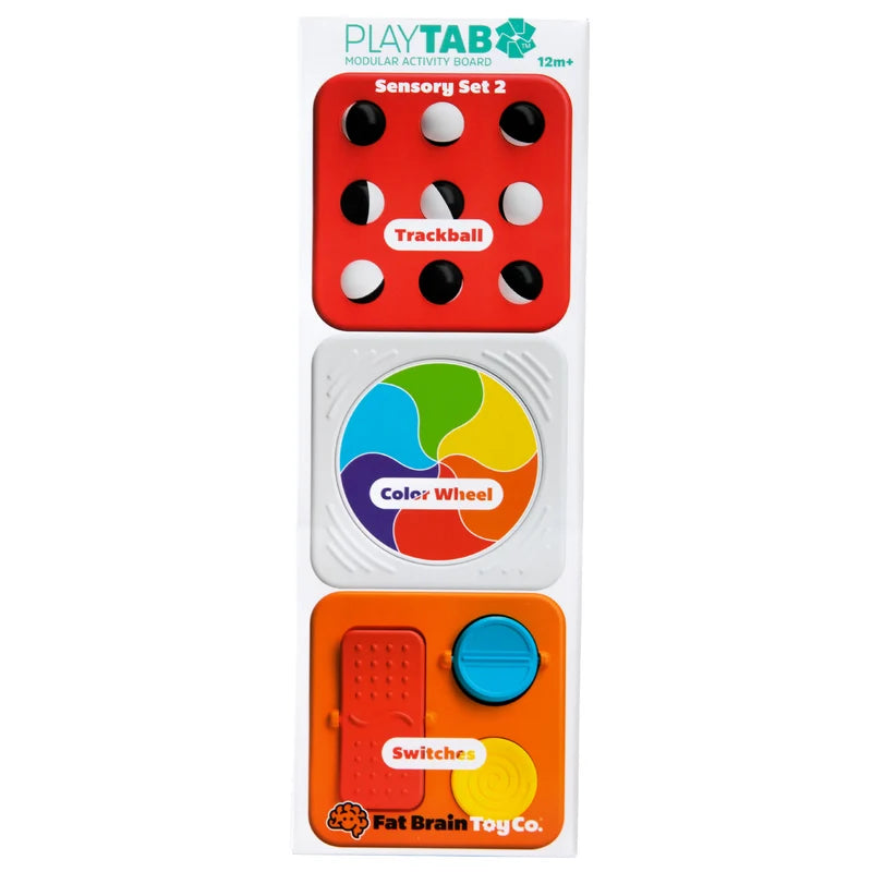 Fat Brain Play Tab: Modular Magnetic Sensory Activity Board for Toddlers