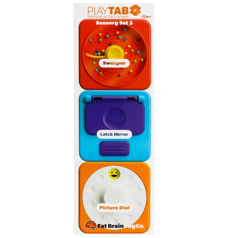 Fat Brain Play Tab: Modular Magnetic Sensory Activity Board for Toddlers