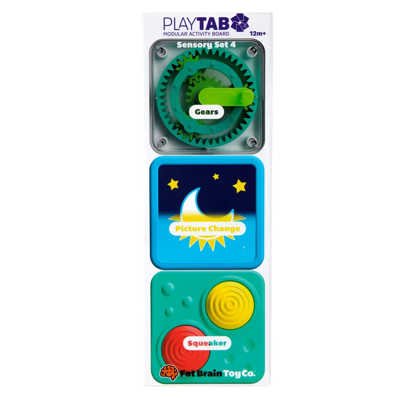 Fat Brain Play Tab: Modular Magnetic Sensory Activity Board for Toddlers