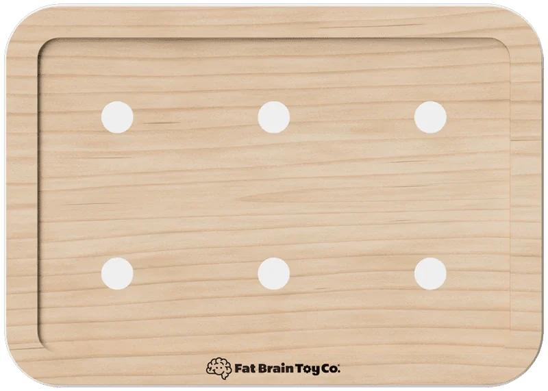 Fat Brain Play Tab: Modular Magnetic Sensory Activity Board for Toddlers