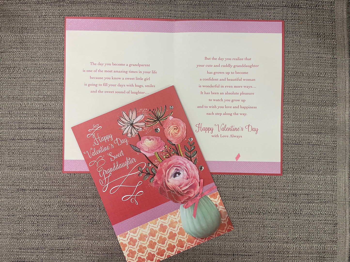 Valentine’s Day Card for Granddaughter