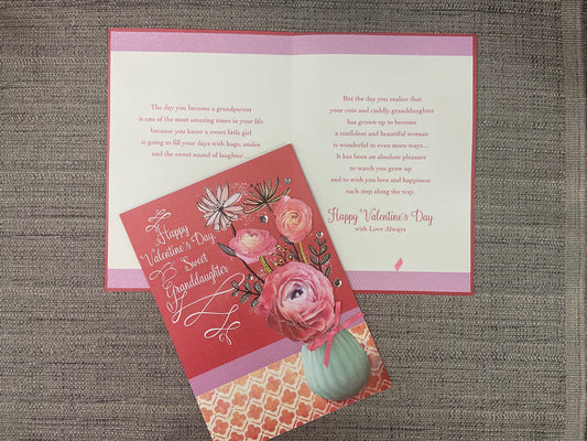 Valentine’s Day Card for Granddaughter